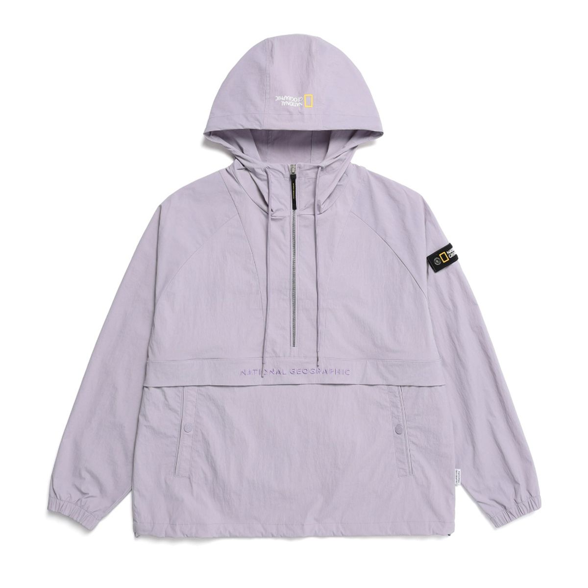 내셔널지오그래픽(NATIONALGEOGRAPHIC) N231WFT080 여성 시그너스 우븐 스트레치 트레이닝 아노락 점퍼 LAVENDER