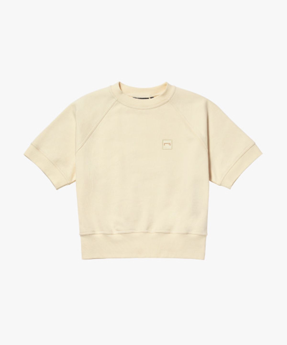 골스튜디오(GOALSTUDIO) WOMENS CROPPED SWEAT-LIGHT YELLOW