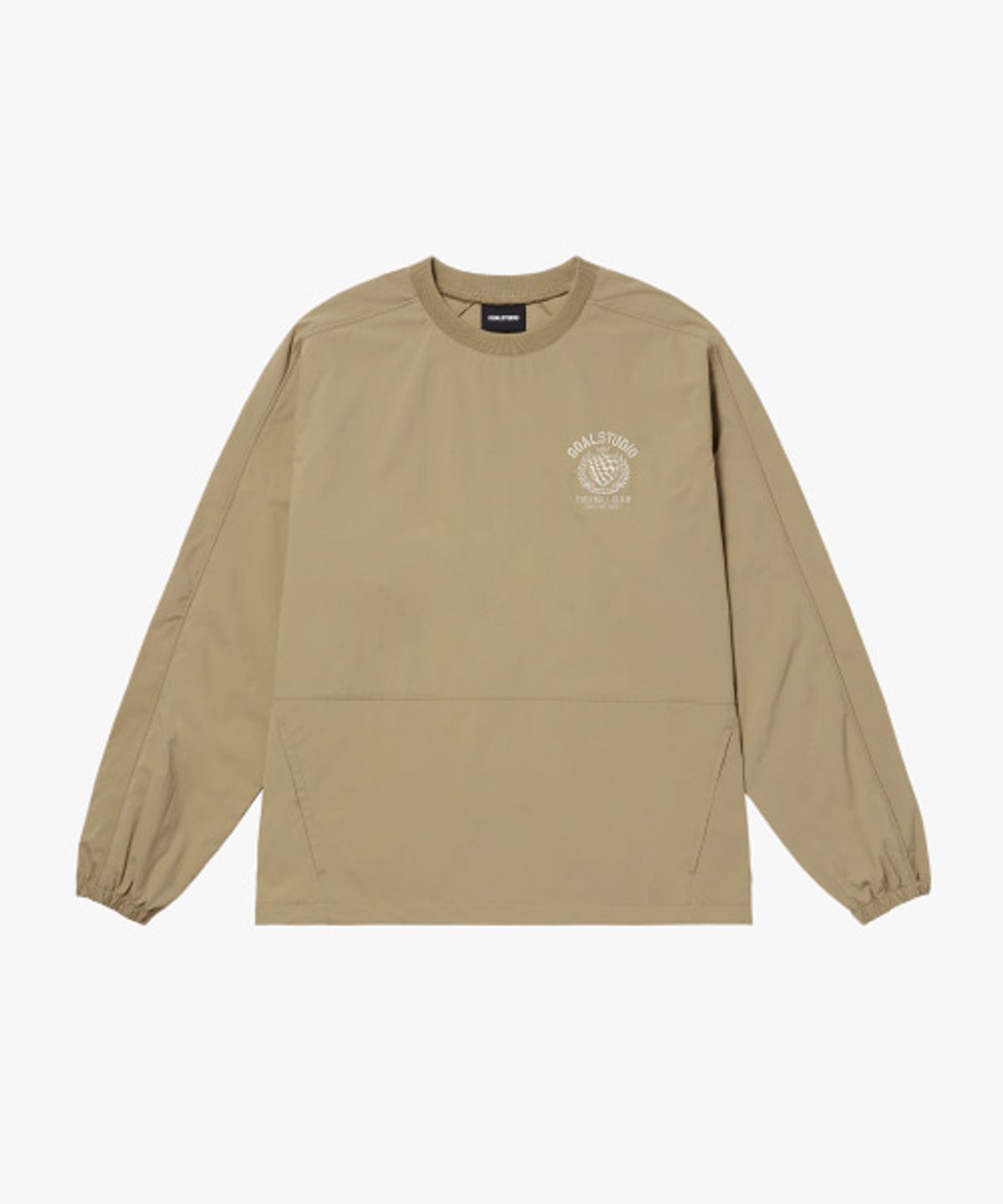 골스튜디오(GOALSTUDIO) FC STRETCH NYLON WIND PULLOVER-BEIGE