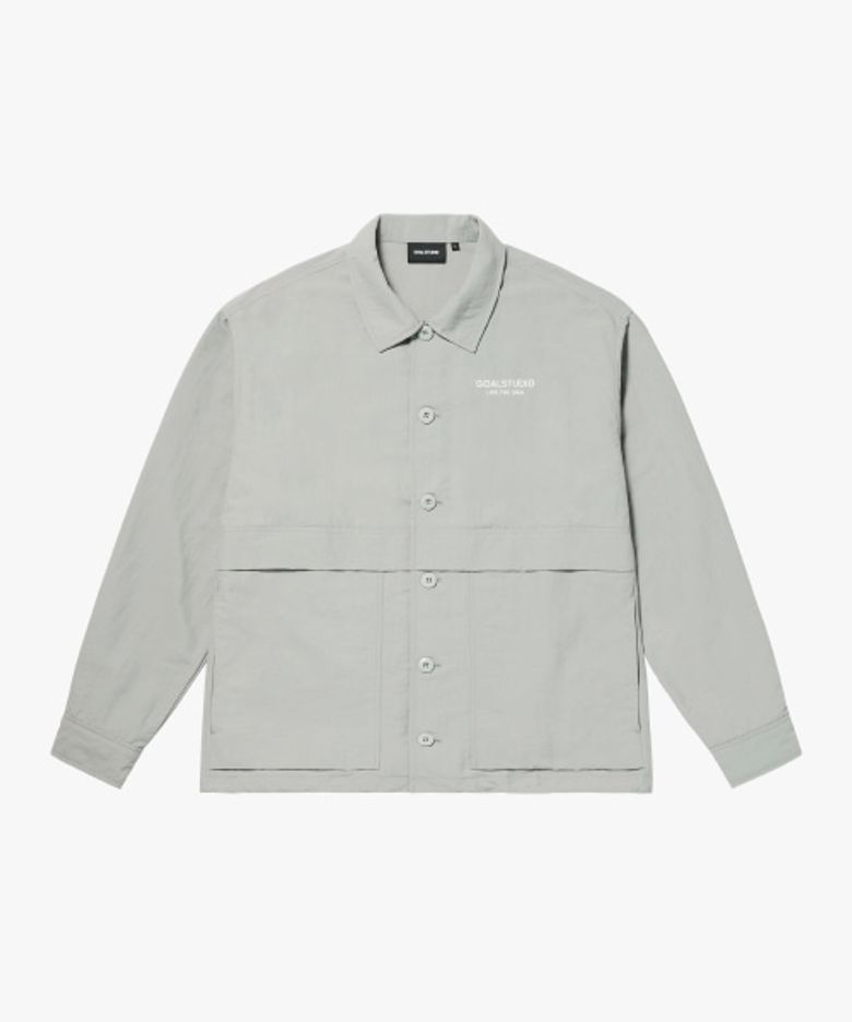 TASLAN LONG SLEEVE SHIRTS-LIGHT KHAKI