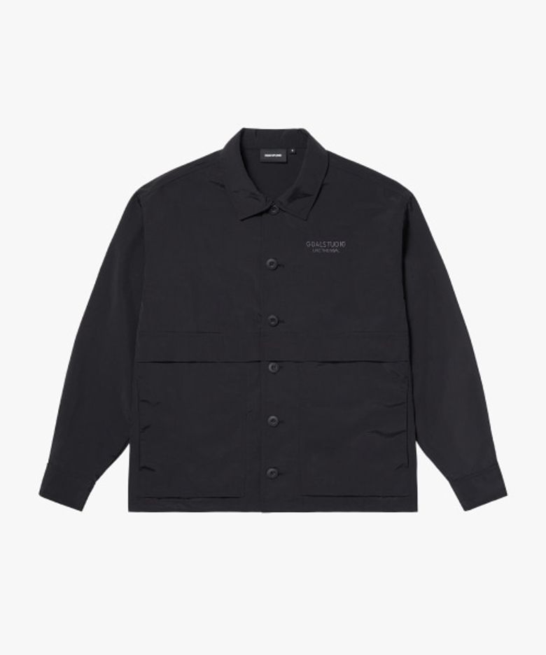 TASLAN LONG SLEEVE SHIRTS-BLACK
