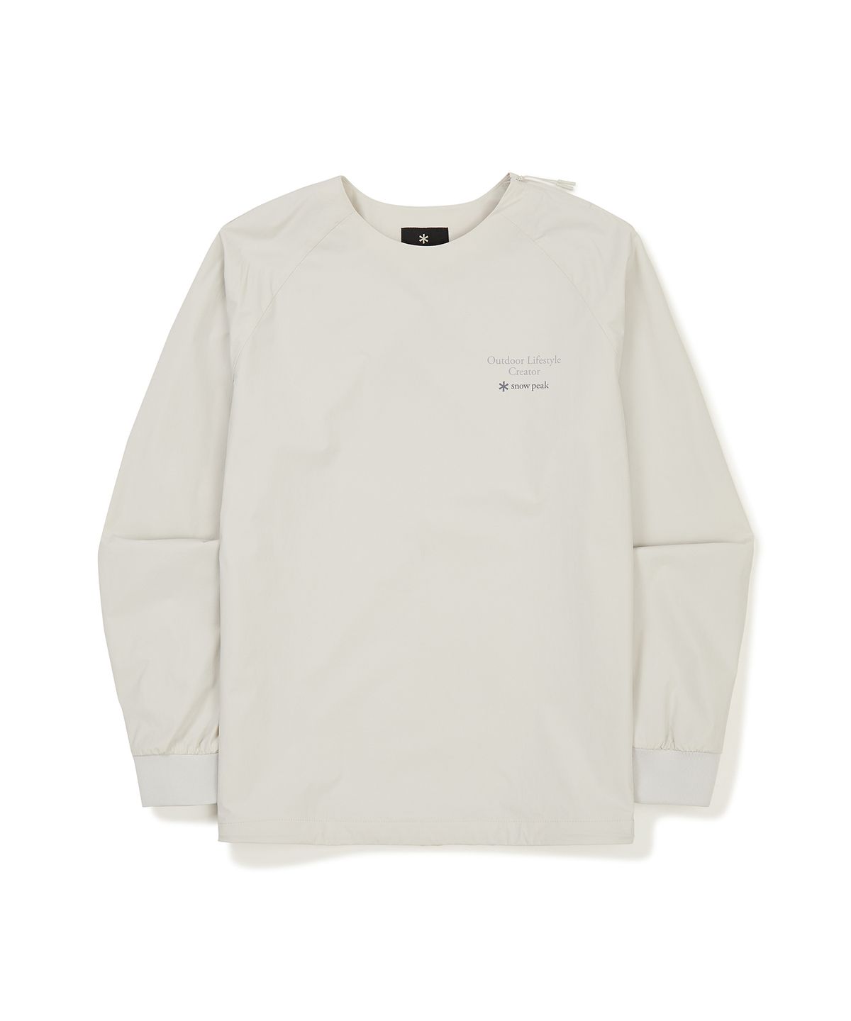 스노우피크 어패럴(SNOWPEAK APPAREL) 씬테크 맨투맨 Light Beige (S23SUSHT68)
