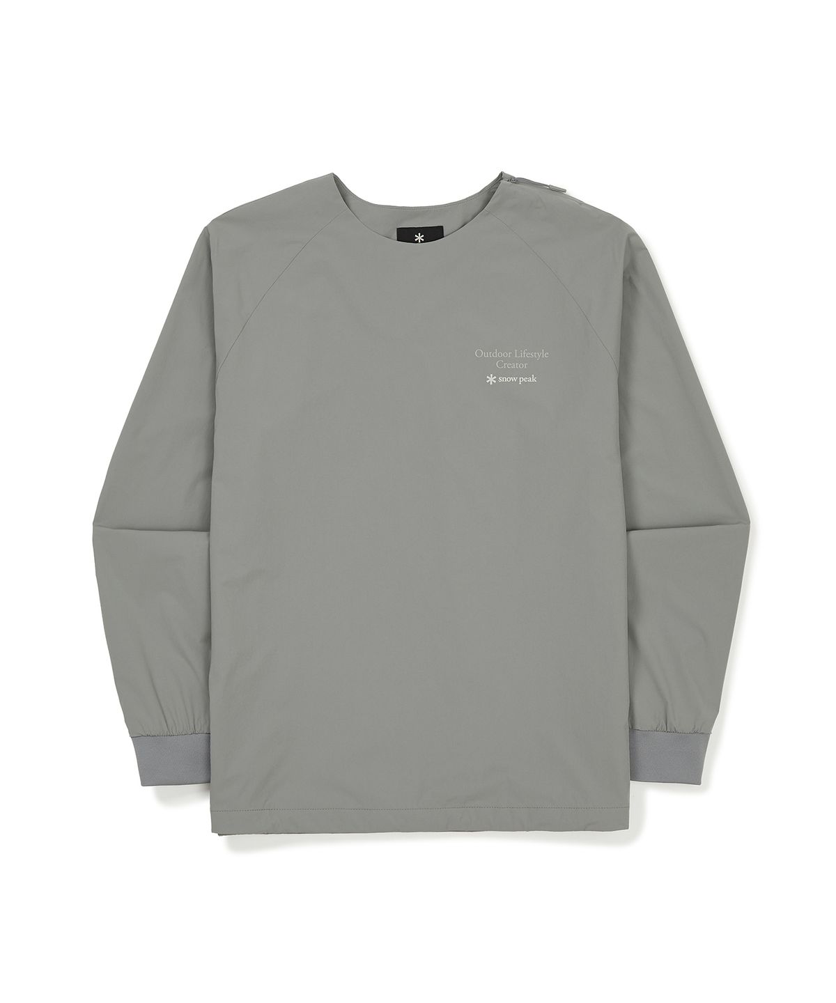 스노우피크 어패럴(SNOWPEAK APPAREL) 씬테크 맨투맨 Light Khaki (S23SUSHT68)