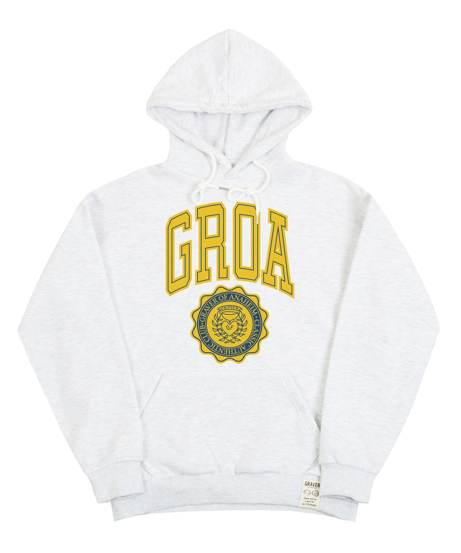 [GRAVER]★GROA LOGO CLASSIC HEART HOODIE MUSINSA | GRAVER [UNISEX] GROA Logo Classic Heart