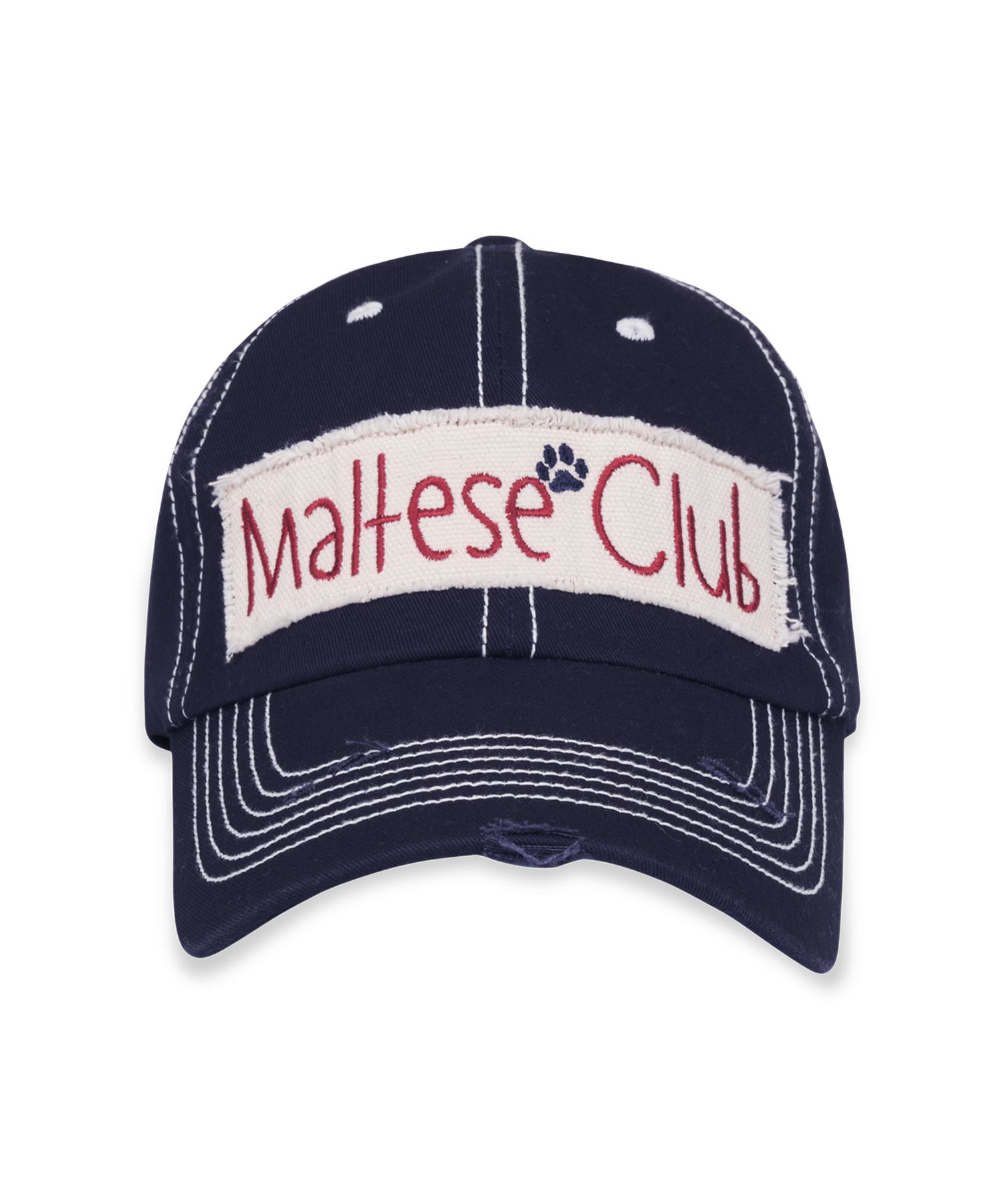 ★Wai Kei★ Maltese Club Stitch Ball Cap Navy YK23SSAC02 MUSINSA | WAI KEI Maltese Club Stitch Ball Cap Navy