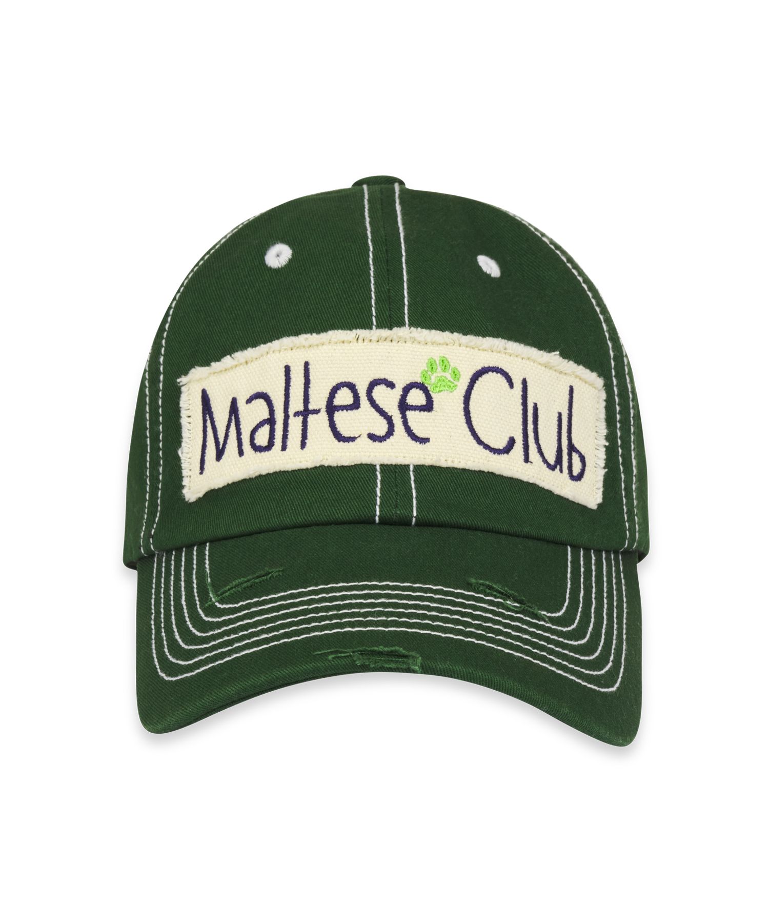 ★Wai Kei★ Maltese Club Stitch Ball Cap Green YK23SSAC02 MUSINSA | WAI KEI Maltese Club Stitch Ball Cap Green