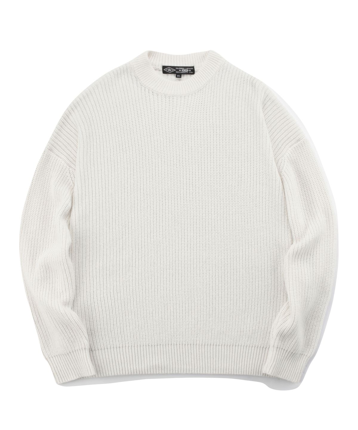 컬럼비아 유니버시티(COLUMBIA UNIVERSITY) 1754 CROWN OVERFIT ROUND SWEATER 크림