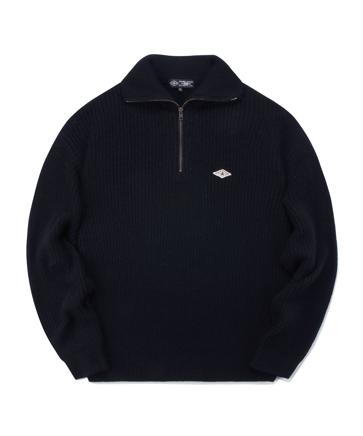 컬럼비아 유니버시티(COLUMBIA UNIVERSITY) 1754 CROWN OVERFIT HALF ZIP-UP SWEATER 크라운네이비