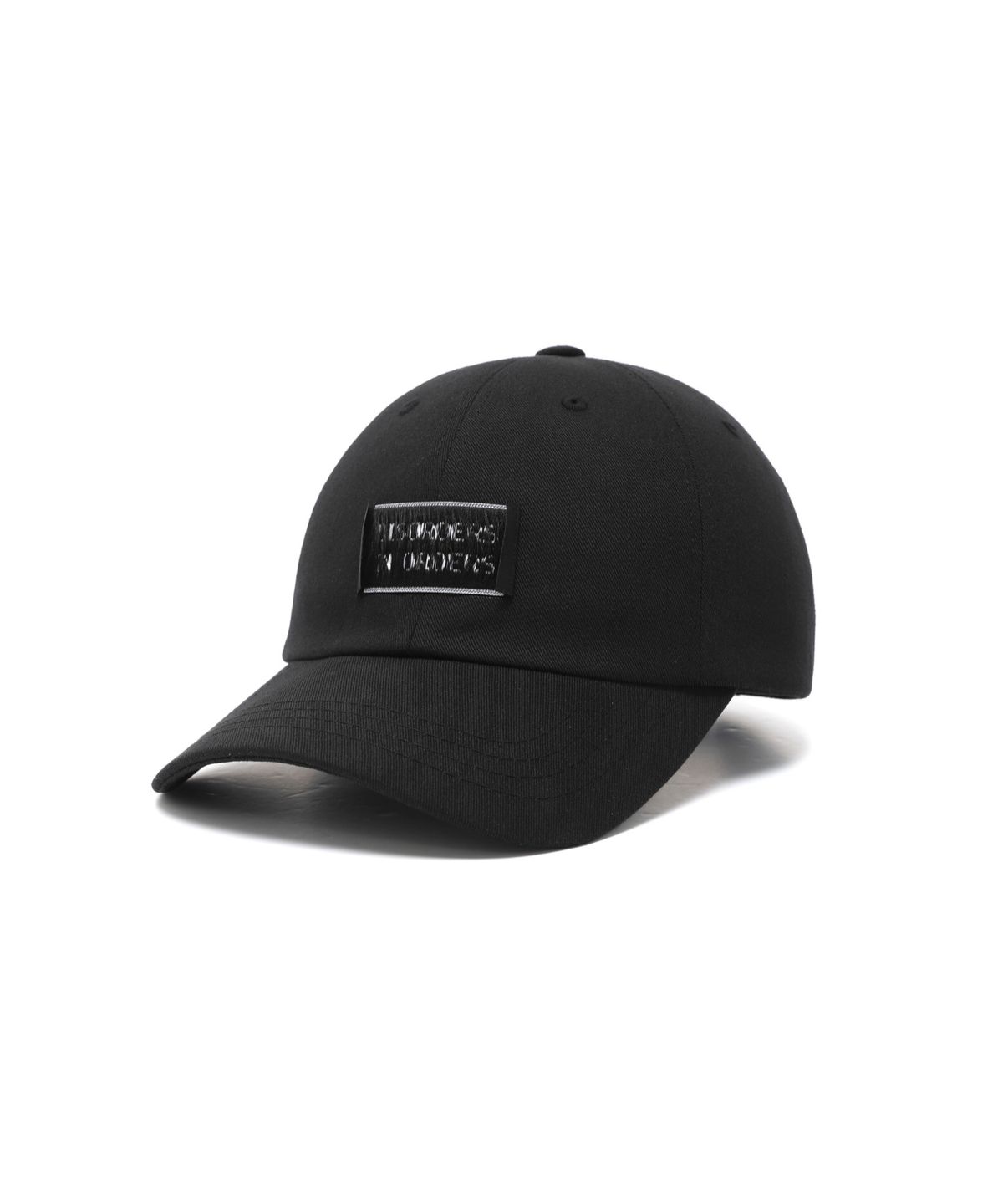 일레딧(ILLEDIT) BASIC BLACK LABEL BALLCAP BLACK