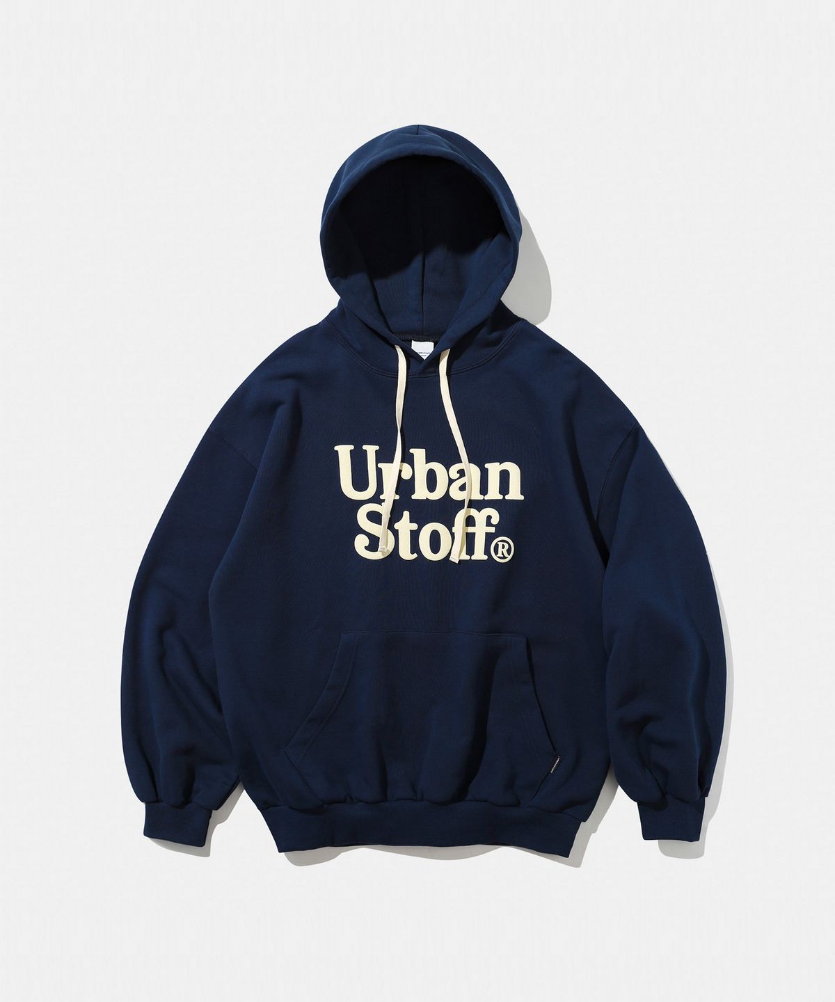 어반스터프(URBANSTOFF) 버블 로고 후디 (네이비)