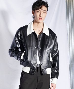 빅카라 바시티 자켓 (블랙)