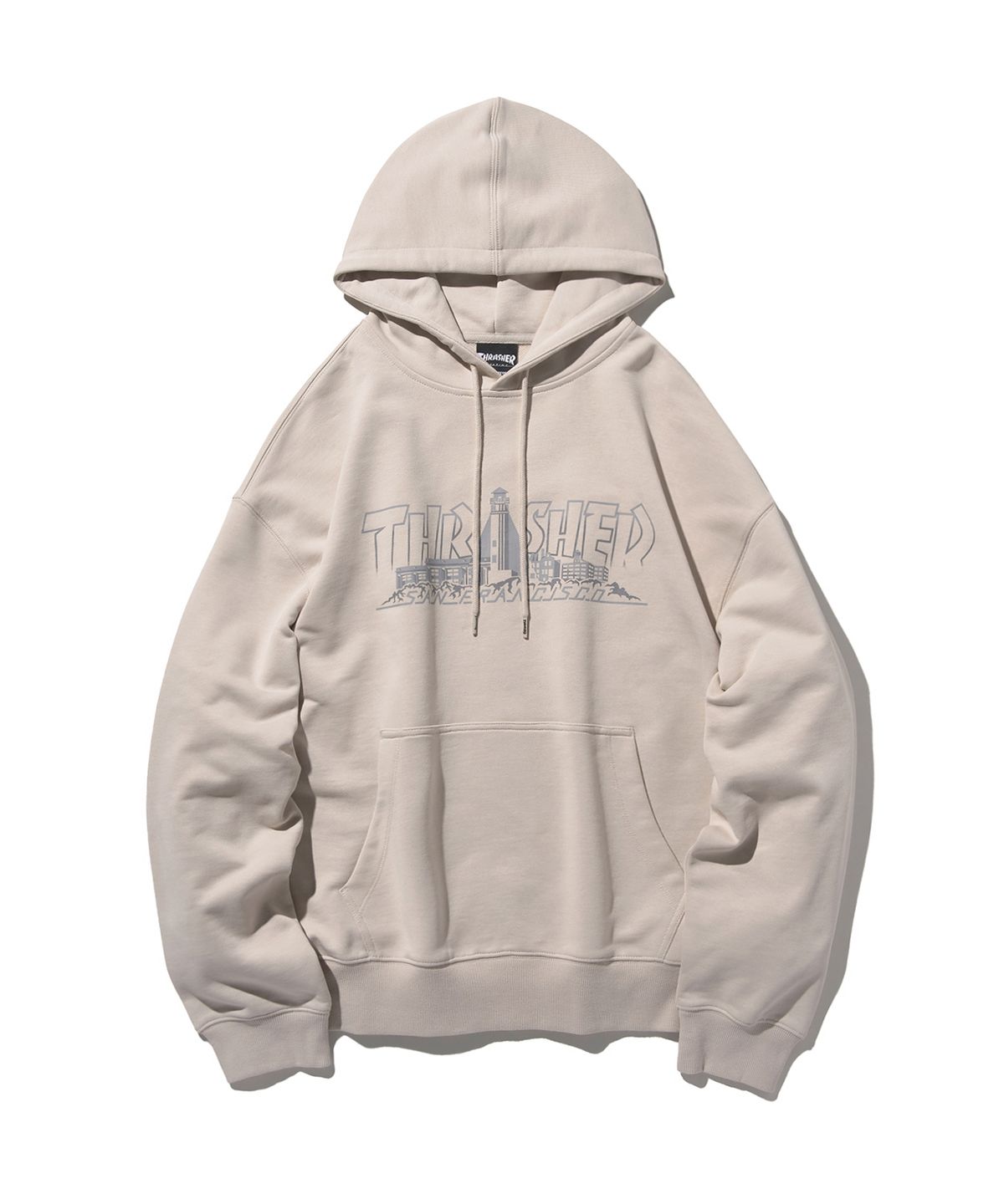 트레셔(THRASHER) 씨티 그래픽 후디 에크루