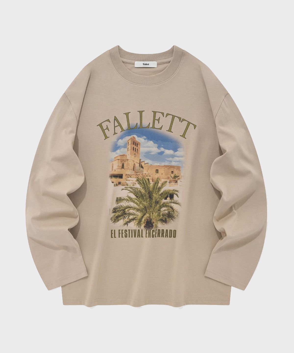팔렛(FALLETT) 리조트 롱슬리브 베이지