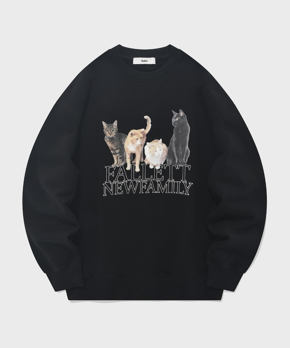 [FALLETT] NERO FRIENDS SWEATSHIRT ★大人気★ MUSINSA | FALLETT Nero Friends Sweatshirt Black