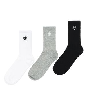 3PACK EMBROIDERY SOCKS multi