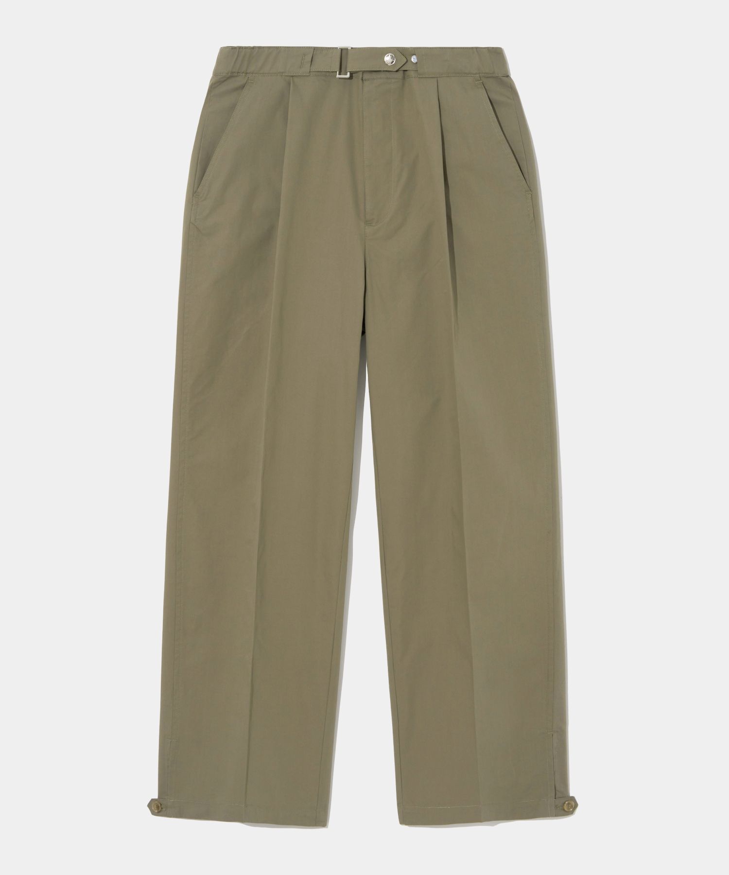 ◆SATUR◆ Hague Belted Banding Pants Khaki Brown SA23SSMP13B MUSINSA | SATUR Hague Belted Banding Pants Khaki Brown