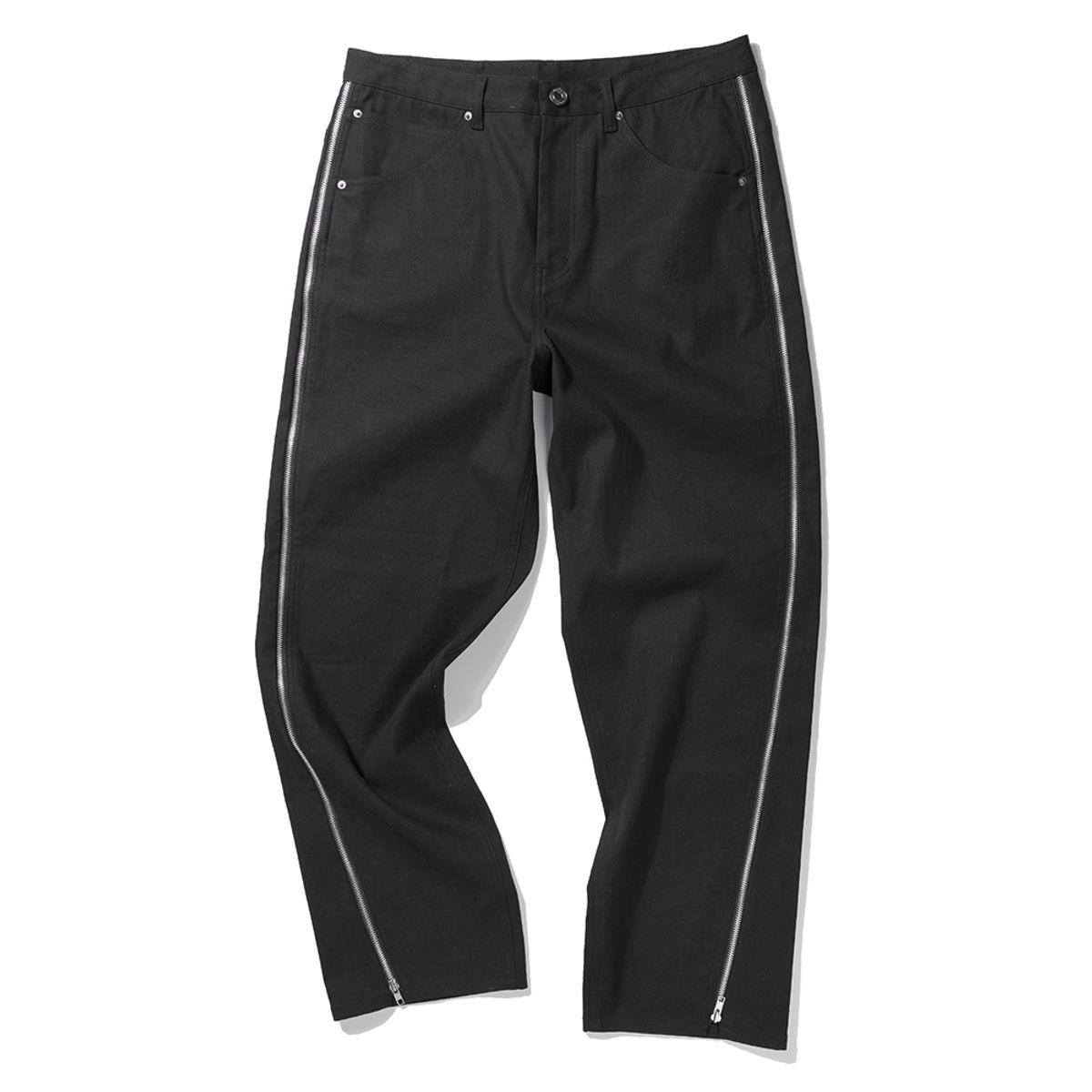 엑스트라오디너리(EXTRAORDINARY) SIDE ZIPPER PANTS  BLACK