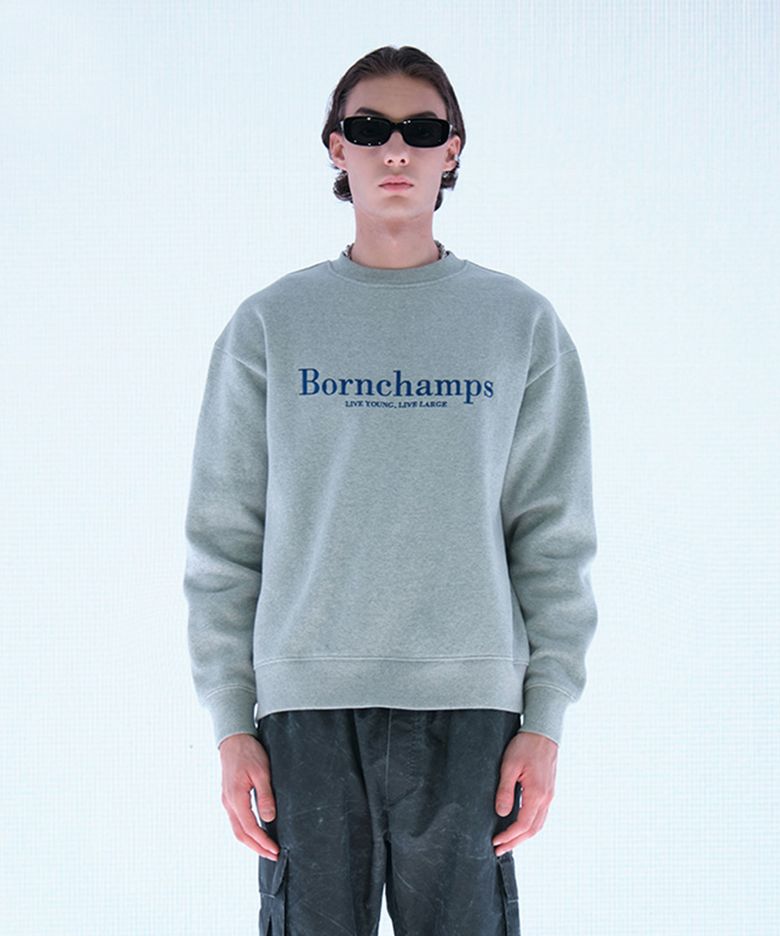 BC GRAY CITY SWEAT SHIRTS B23SP11GY