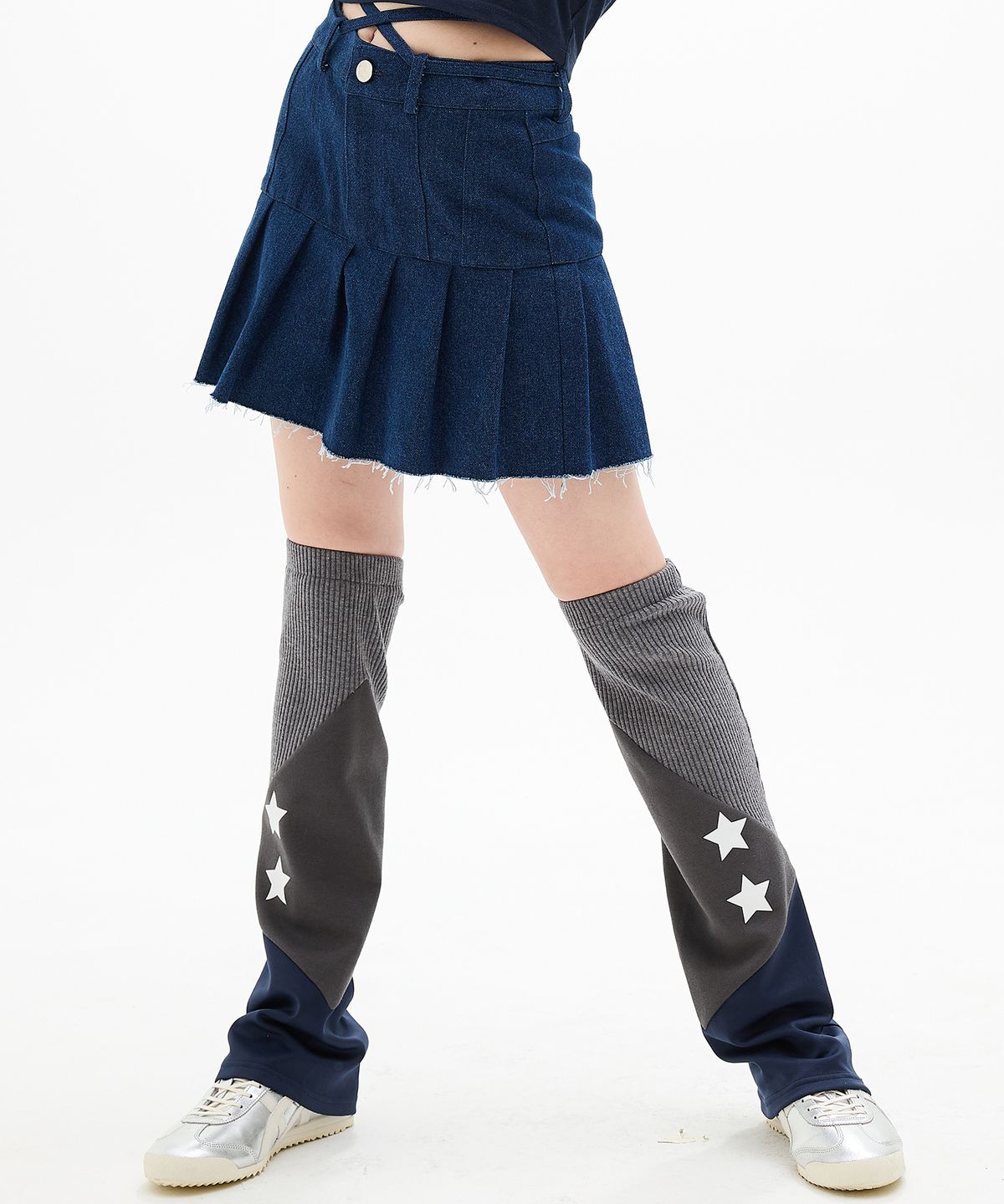 러브이즈트루(LUVISTRUE) DN DENIM SKIRT(BLUE)
