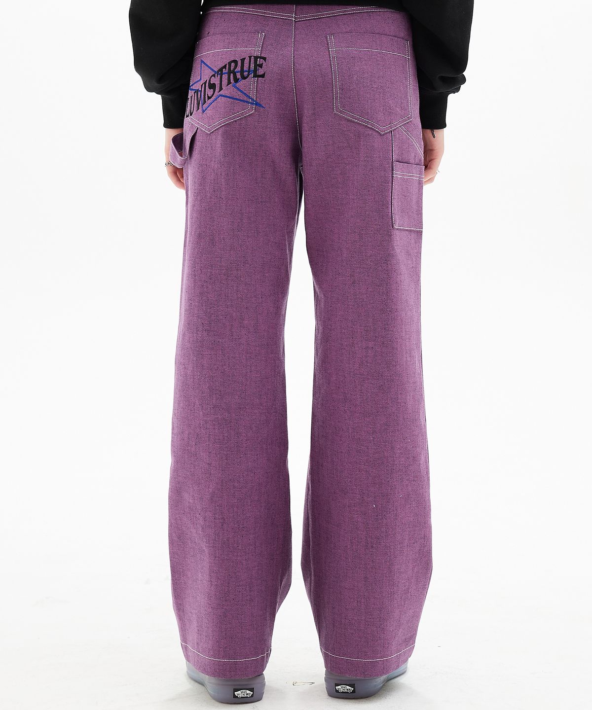 러브이즈트루(LUVISTRUE) DN STAR CARPENTER PANTS(PINK)
