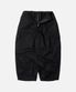 TWILL CARGO BALLOON PANTS _ BLACK