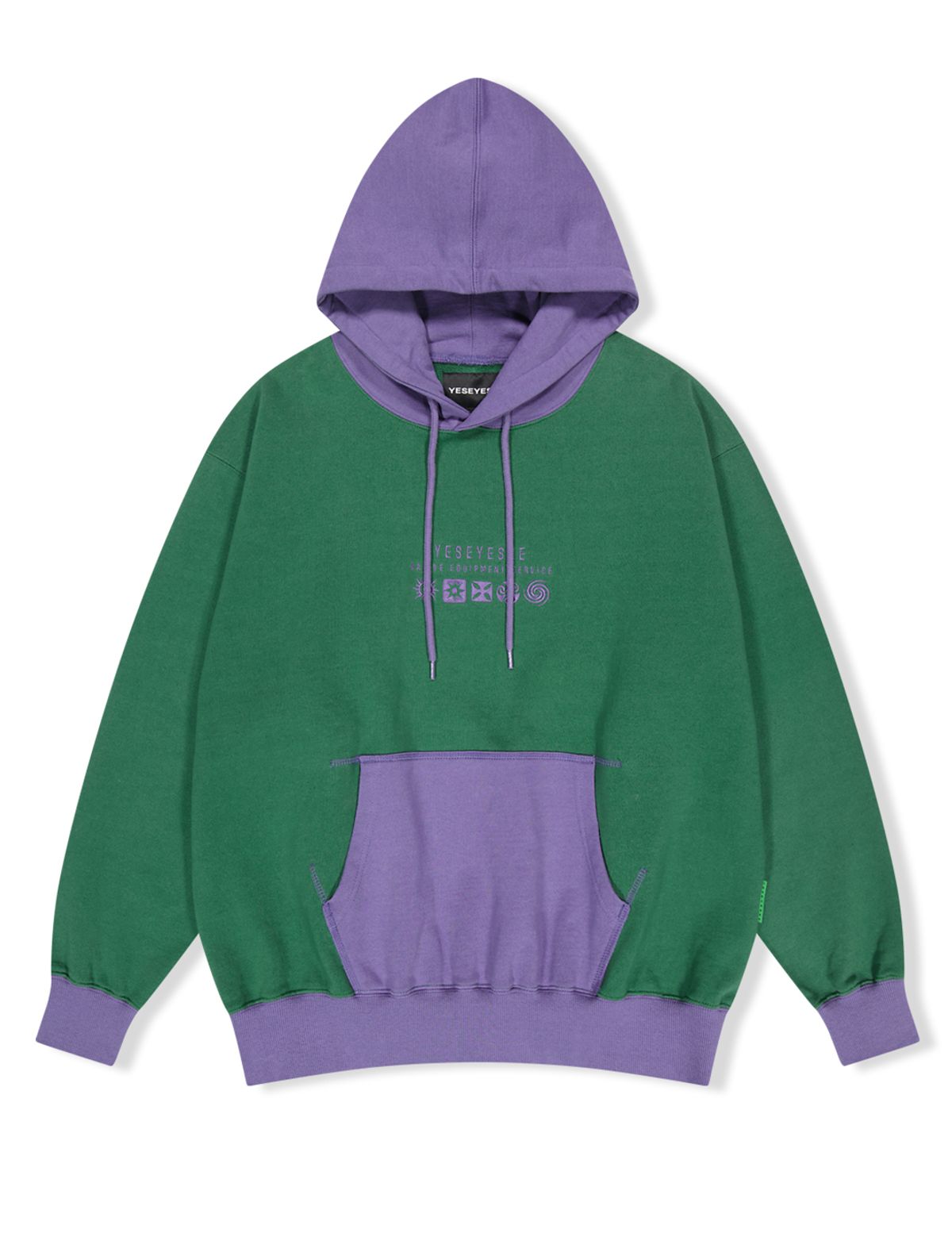 예스아이씨(YESEYESEE) Y.E.S Native Symbol Hoodie Pine