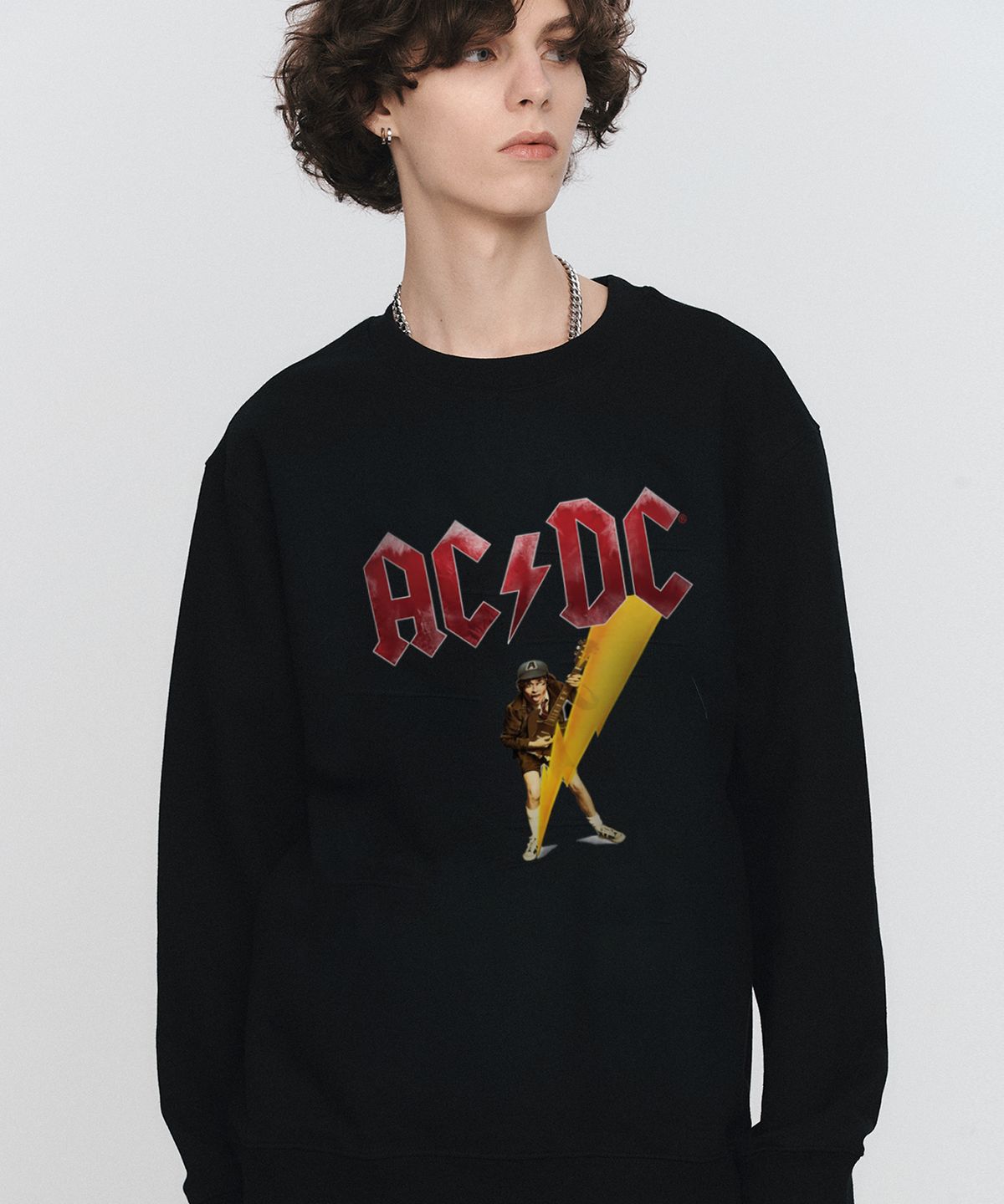 브라바도(BRAVADO) ACDC Angus Sweatshirt BK (BRENT2314)