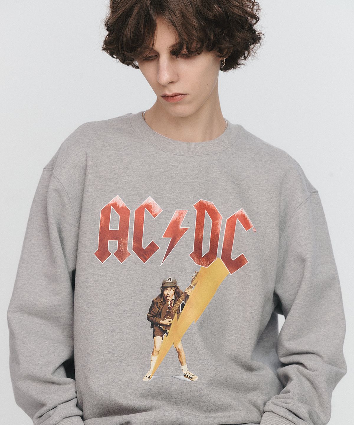브라바도(BRAVADO) ACDC Angus Sweatshirt GY (BRENT2313)
