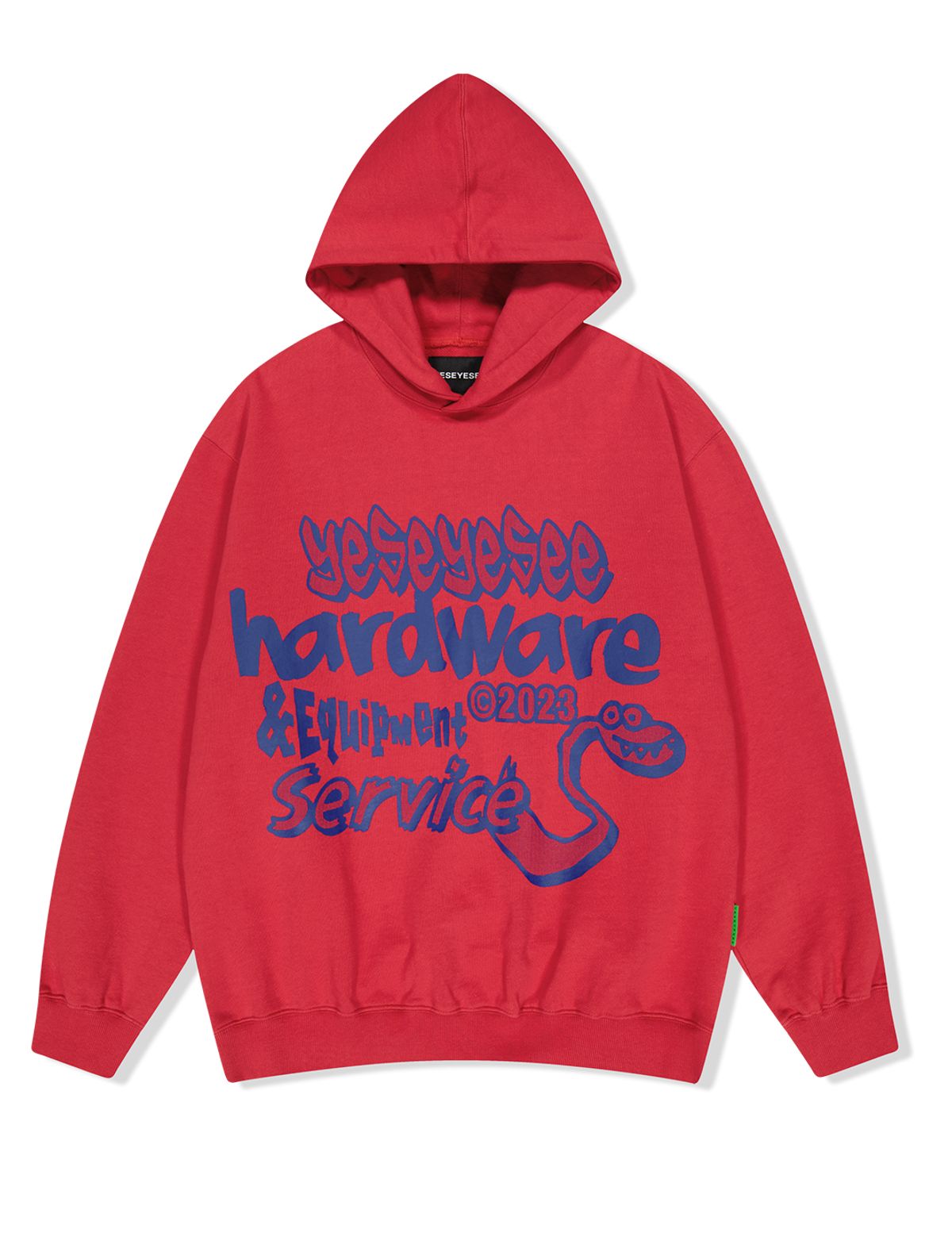 예스아이씨(YESEYESEE) Y.E.S Hardware Hoodie Red