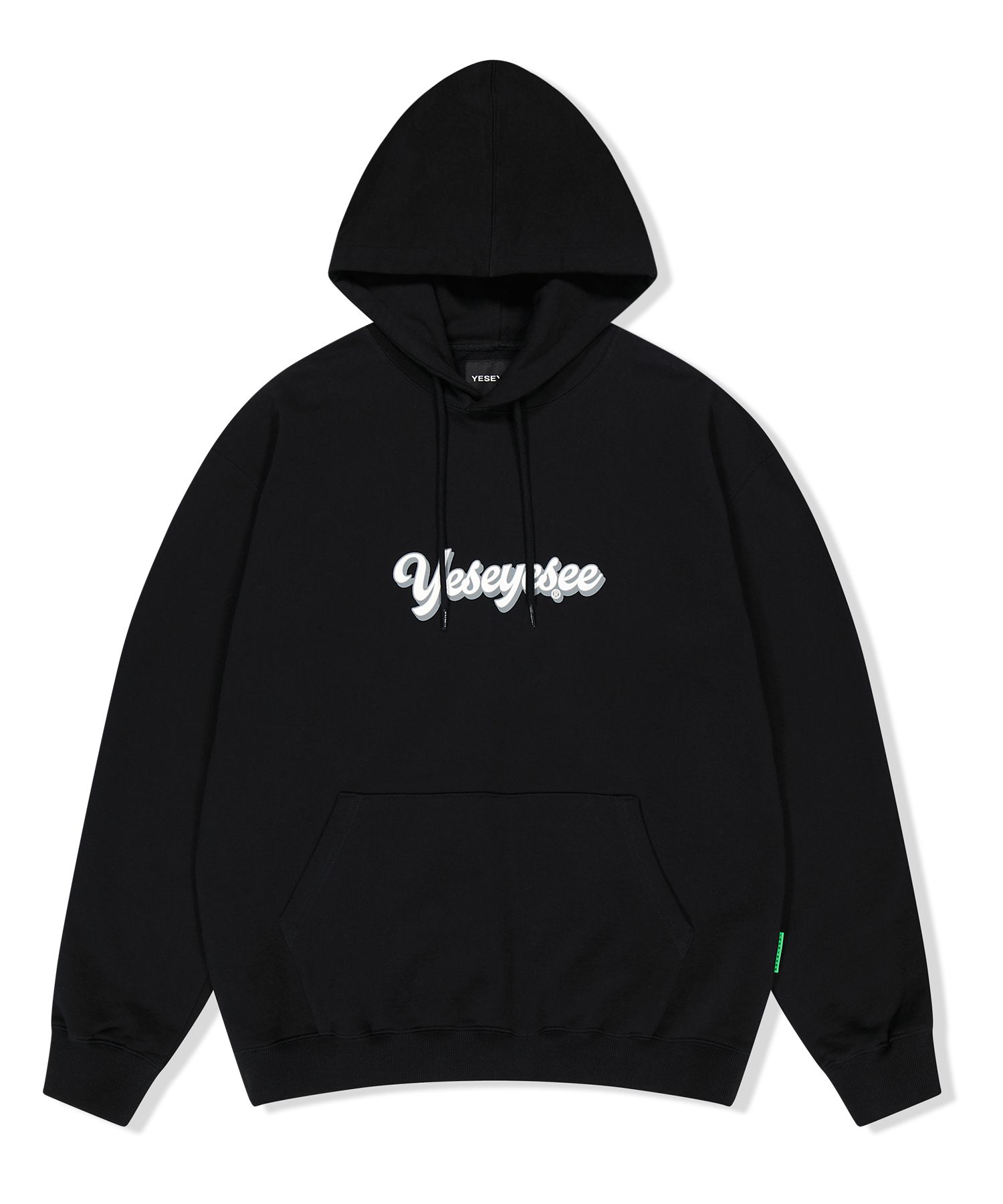 MUSINSA公式 | YESEYESEE YES Signature Hoodie Black