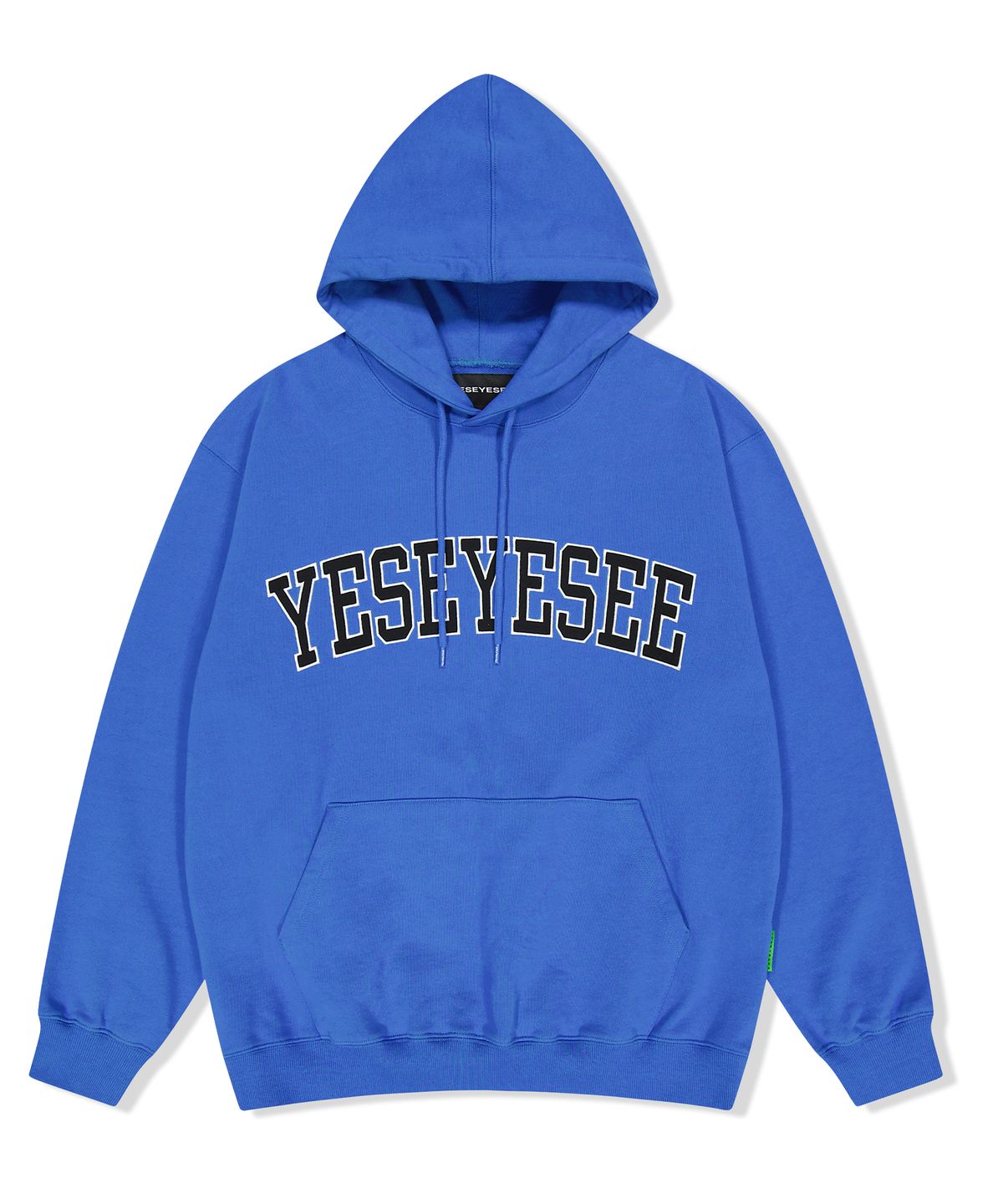 예스아이씨(YESEYESEE) Arch logo Hoodie Blue