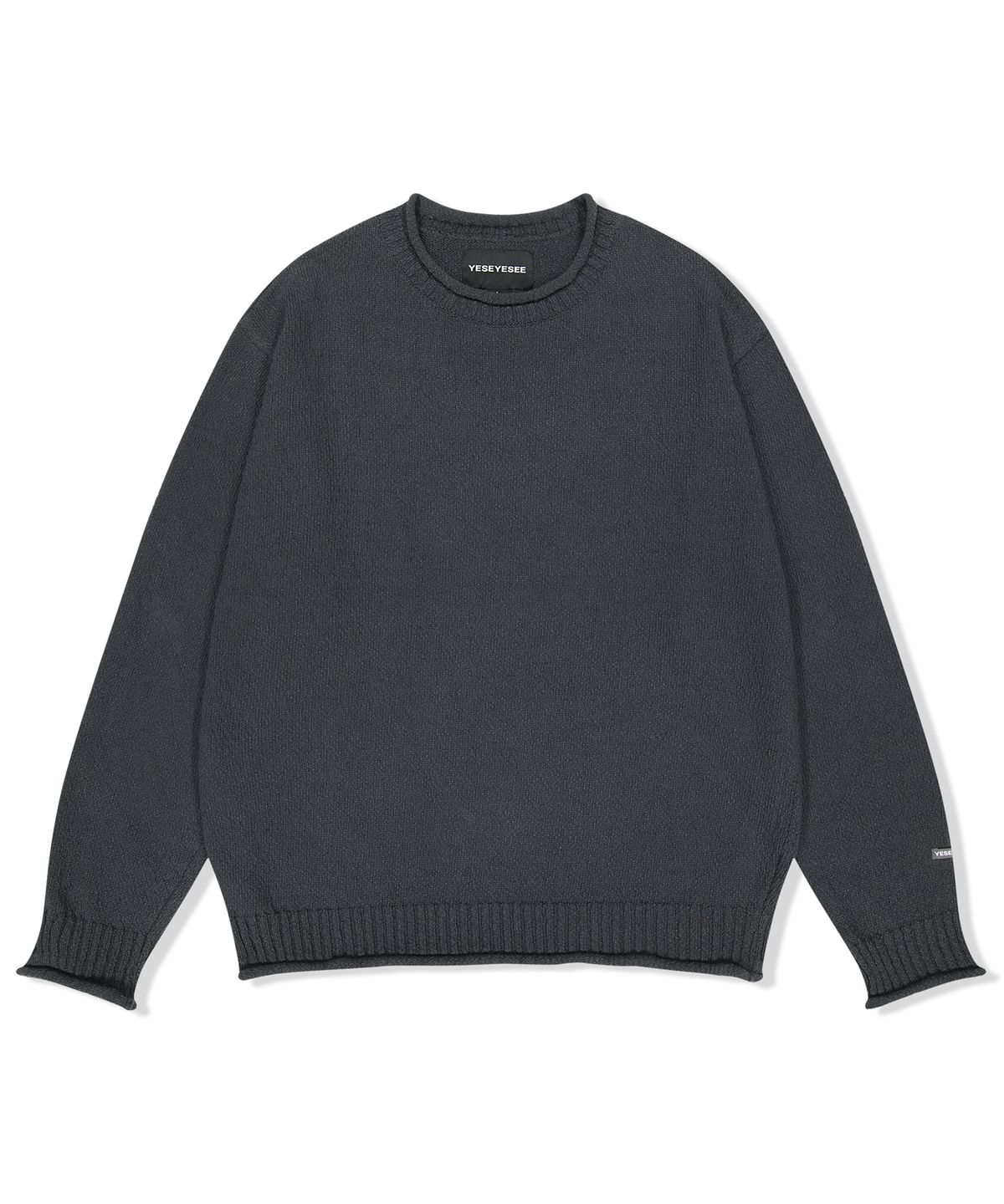 예스아이씨(YESEYESEE) Y.E.S Fisherman Sweater Gun metal