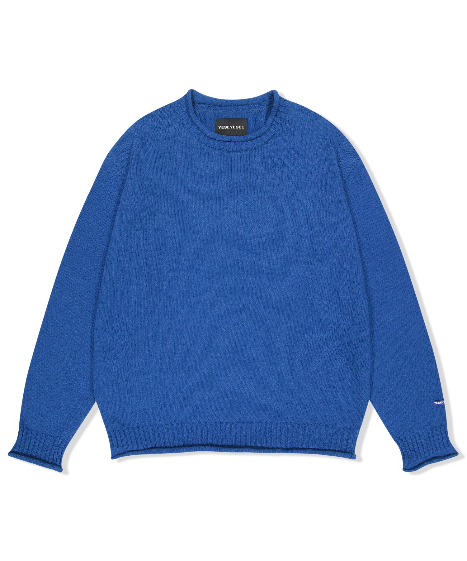 さらに100円引き◆YESEYESEE◆Y.E.S Fisherman Sweater MUSINSA公式 | YESEYESEE YES Fisherman Sweater Blue
