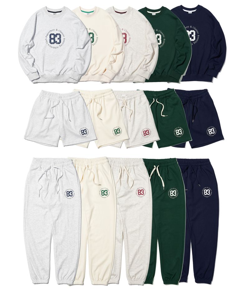 [세트] 비기닝83 스웨트 셋업 5color