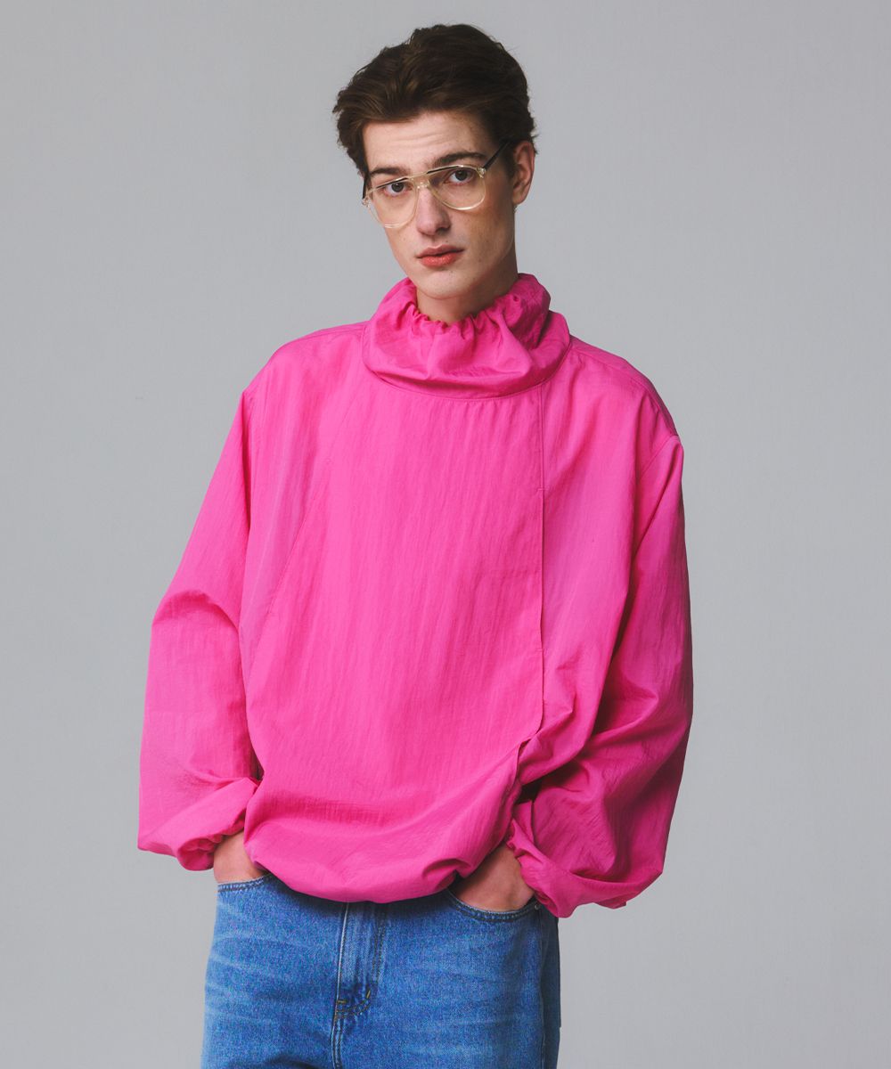 MUSINSA | MOONSUN UNISEX Four Pocket Wind Breaker Top [Hot Pink]