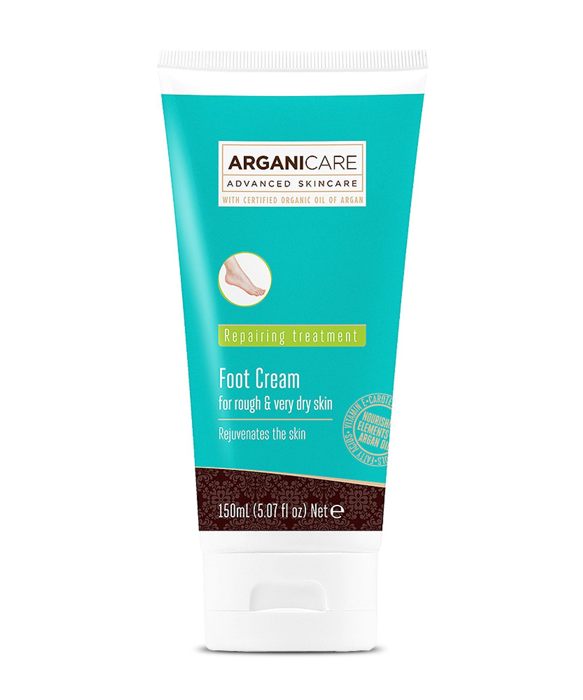아르가니케어(ARGANICARE) 아르간 오일 고보습 대용량 풋크림 150ml