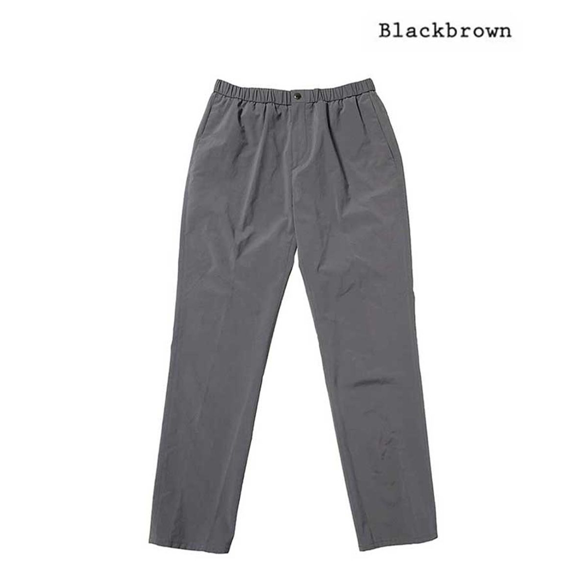 블랙브라운(BLACKBROWN) 나일론 밴딩 팬츠  [CHARCOAL]