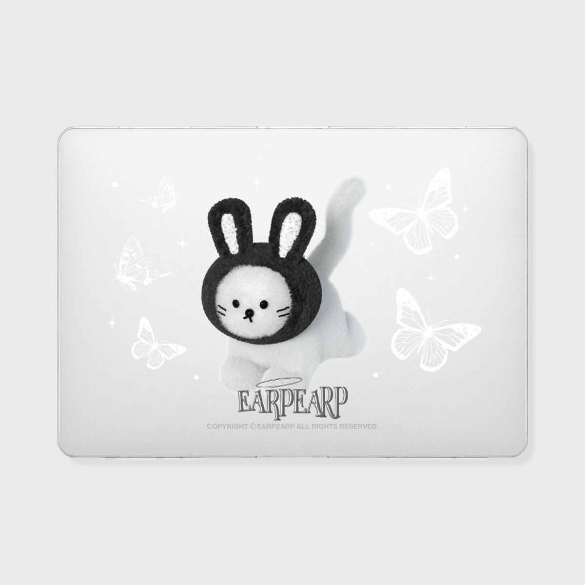 어프어프(EARPEARP) FAKE BLACK RABBIT CHICHI(맥북-클리어하드)