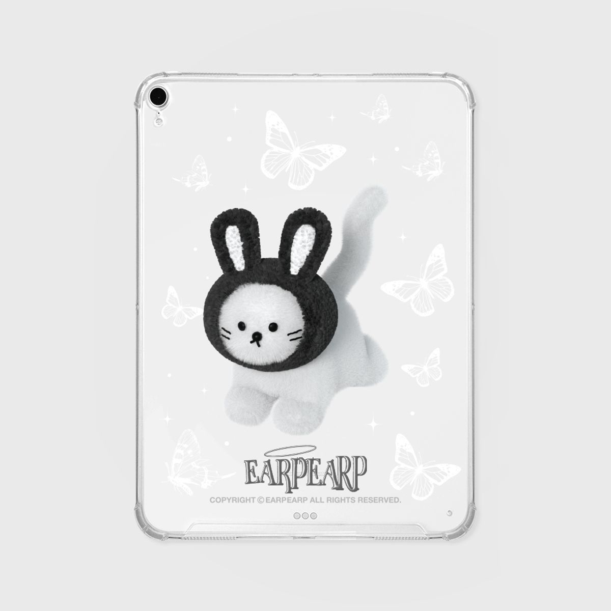 어프어프(EARPEARP) FAKE BLACK RABBIT CHICHI(아이패드-클리어하드)