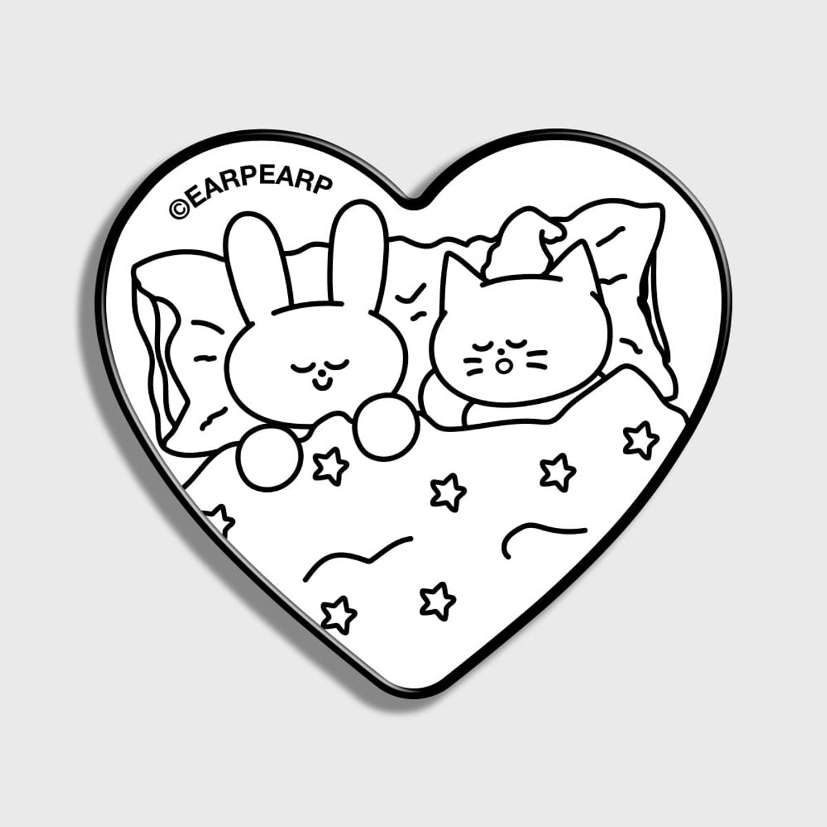 어프어프(EARPEARP) SWEET DREAM DAY AND JAM-WHITE(하트톡)