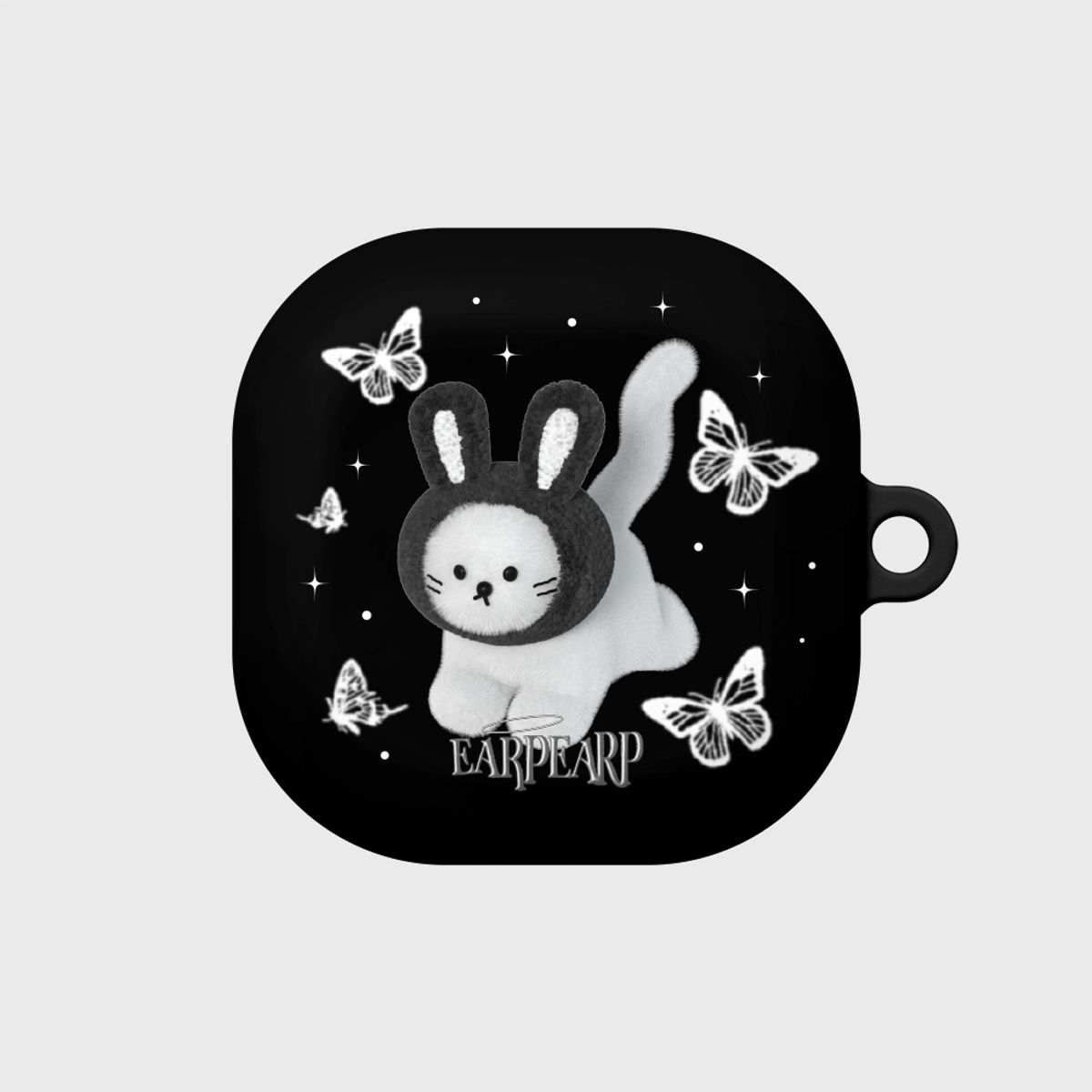 어프어프(EARPEARP) FAKE BLACK RABBIT CHICHI-BLACK(버즈-하드)