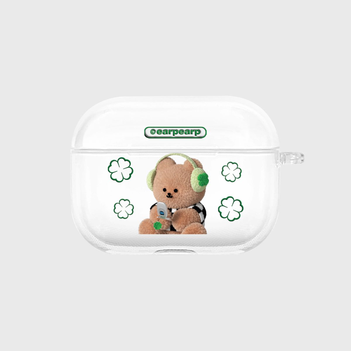 어프어프(EARPEARP) [프로3 추가]CLOVER HEADSET COVY(에어팟프로-클리어하드)