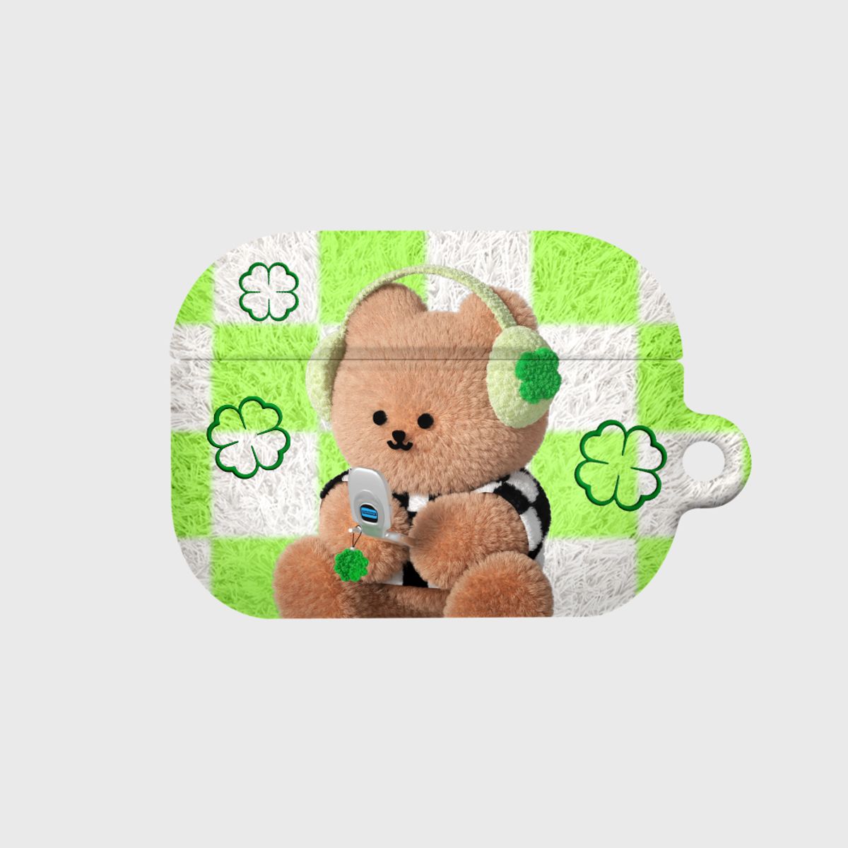 어프어프(EARPEARP) [프로3 추가]CLOVER HEADSET COVY-GREEN(에어팟프로-하드)