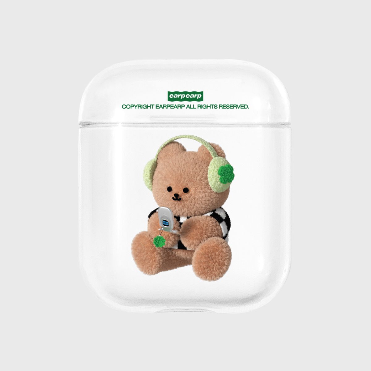 어프어프(EARPEARP) CLOVER HEADSET COVY(에어팟-클리어)