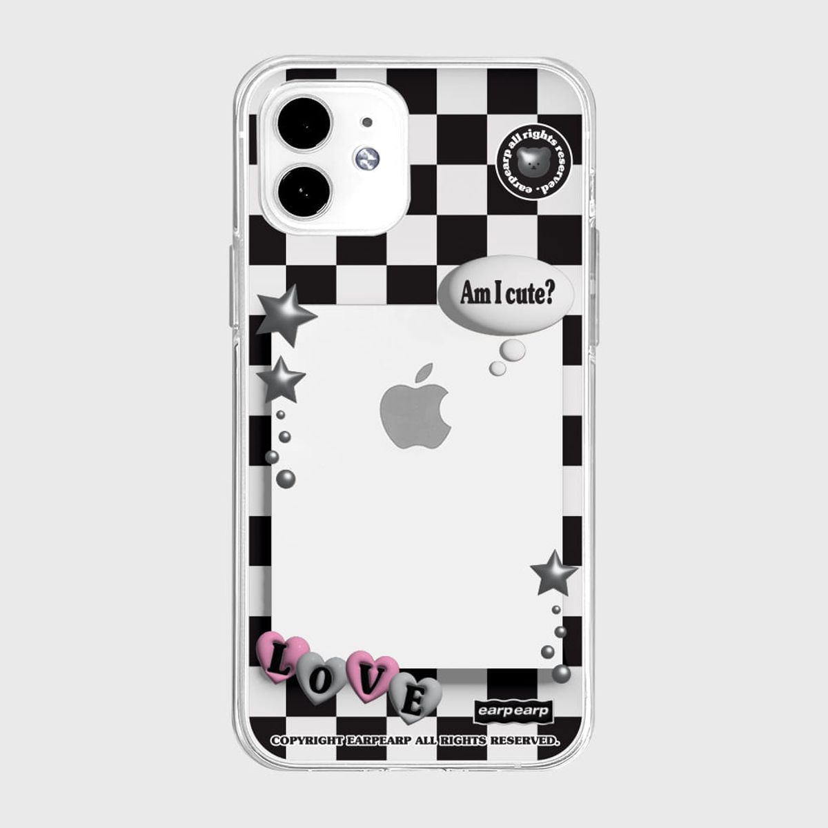 어프어프(EARPEARP) CHECKER BOARD FRAME(젤리)