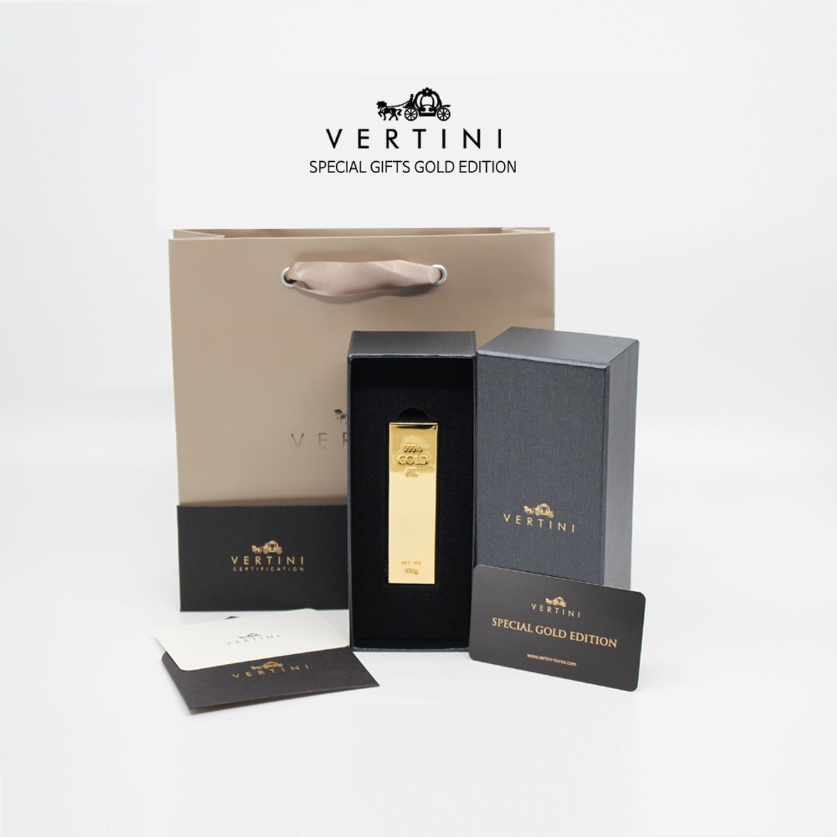 베르티니(VERTINI) 골드바 골프티 홀더 골프용품 선물세트 VGOB01