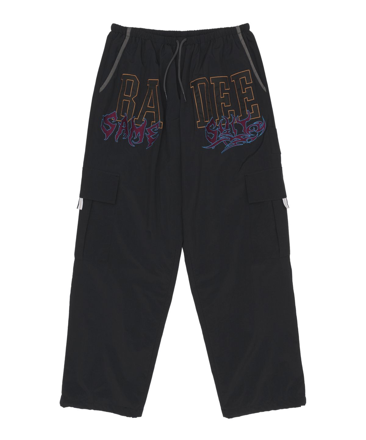 배디(BADEE) Line Cargo Track Pants Black