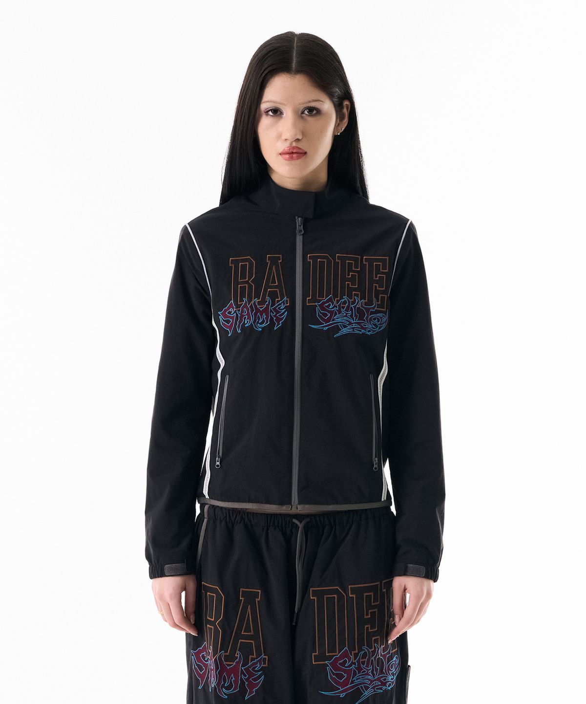 배디(BADEE) Line Track Jacket Black