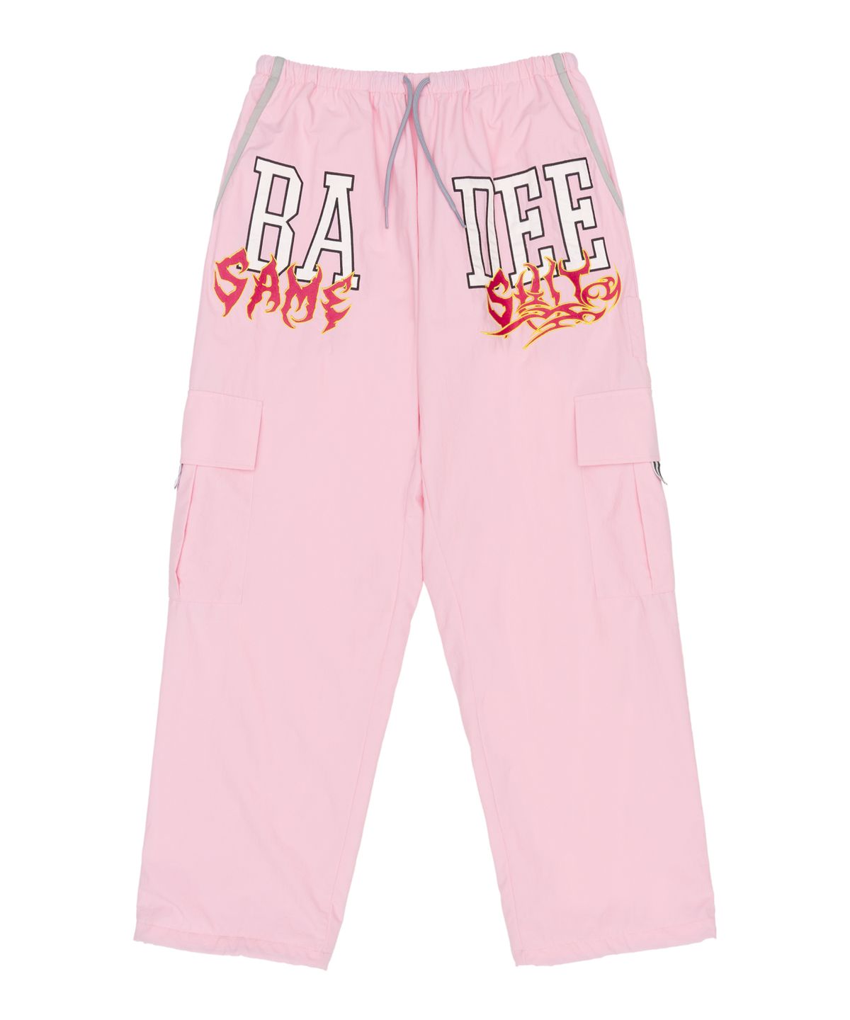 배디(BADEE) Line Cargo Track Pants Pink