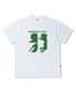 Runner Puzzle Piece T-SHIRT_WHITE GREEN
